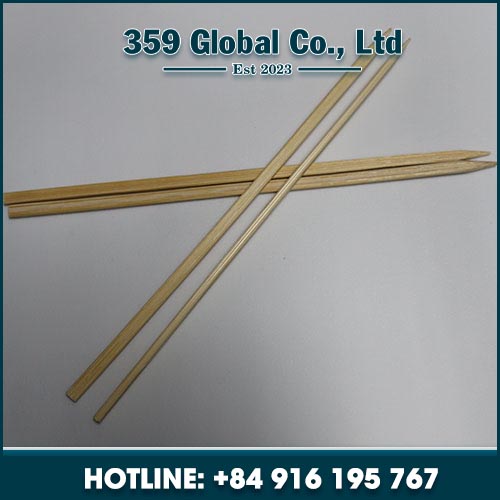 Bamboo flag skewer for BBQ grill